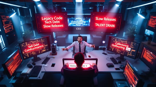 🚨 4 Сигнала, что ваша компания уже проигрывает IT-гонку (Пора на аутсорсинг!)